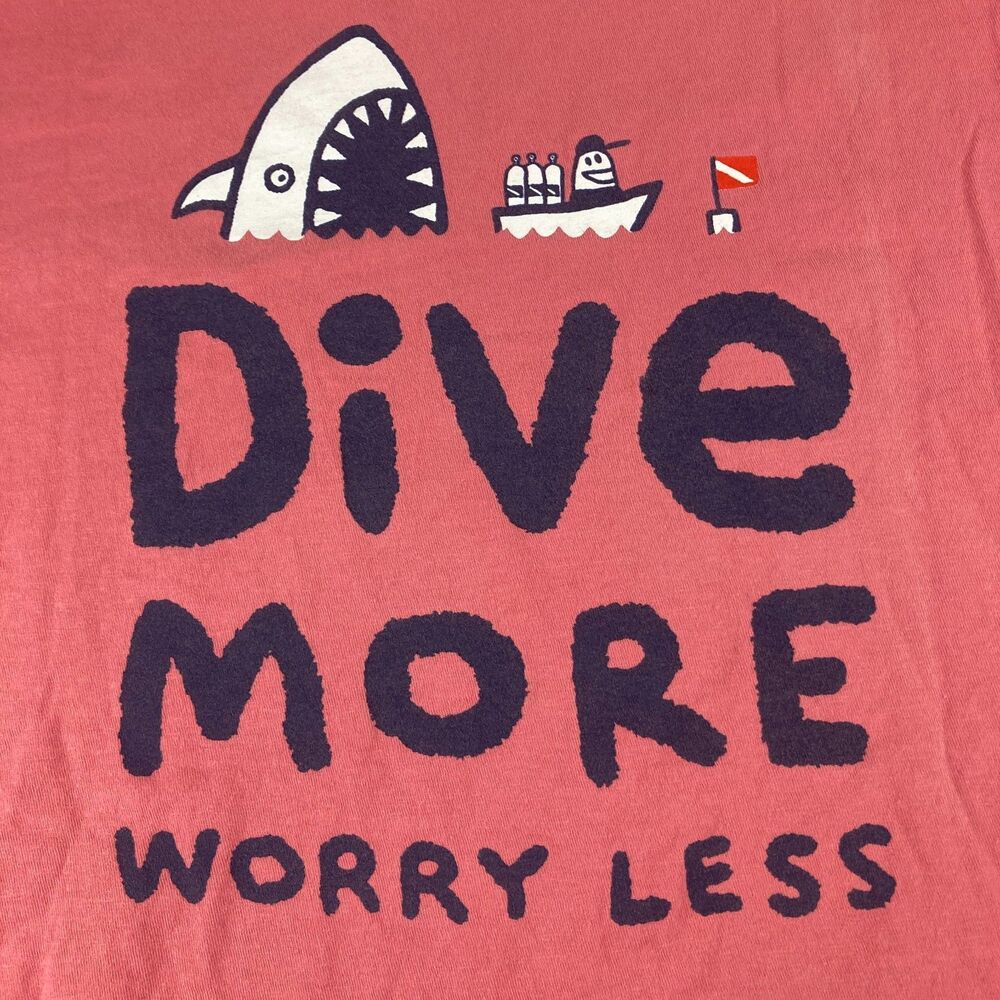 Low Key Watersports Shirt Mens XXL St John Dive More Scuba Diving ComfortWash